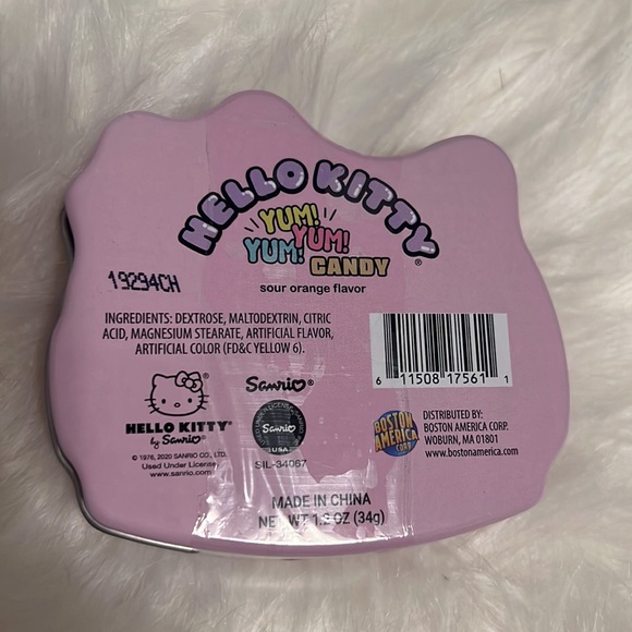 Hello Kitty “Yum Yum Yum Candy” sour orange flavour candies with tin - Picture 2 of 3
